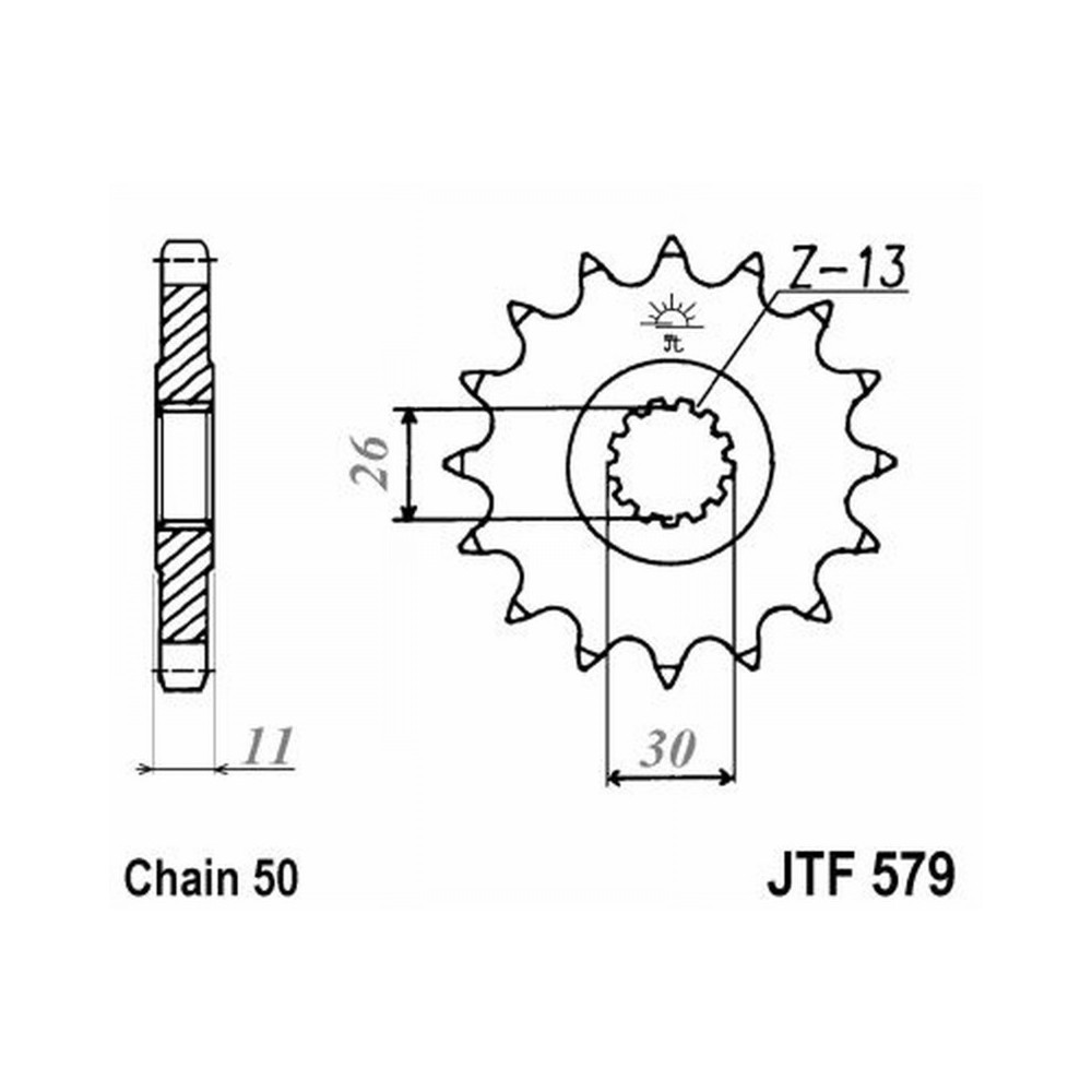 Pignone Jt 579 z17 - JTF579.17