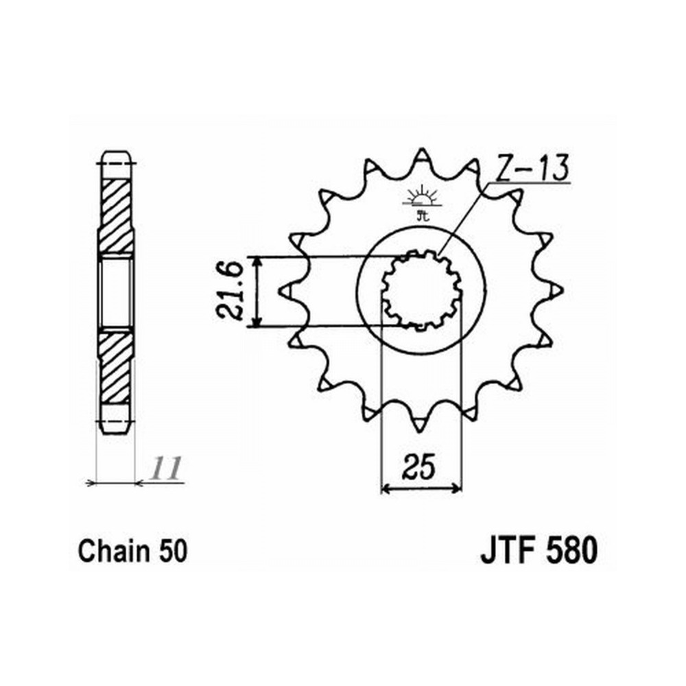 Pignone Jt 580 z17 - JTF580.17