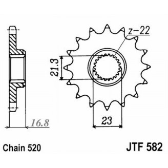 Pignone Jt 582 z16 - JTF582.16