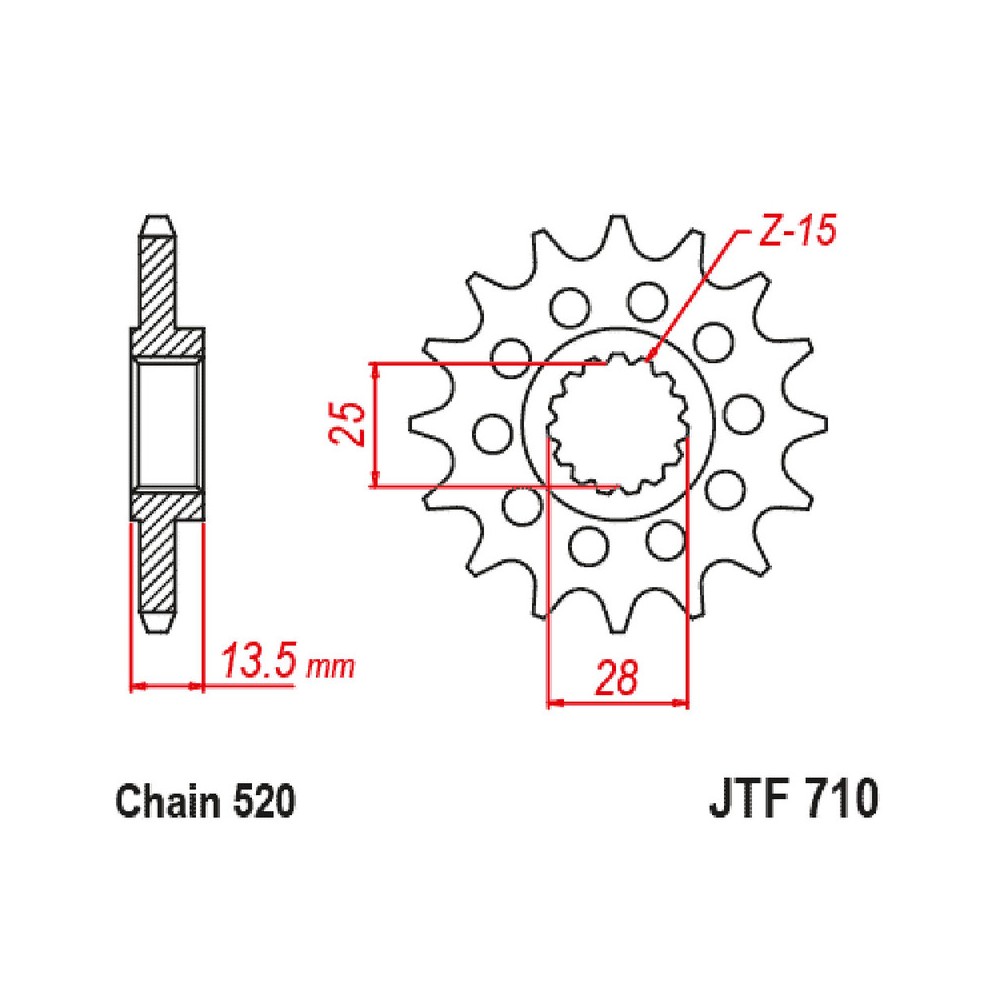 Pignone Jt 710 z16 - JTF710.16