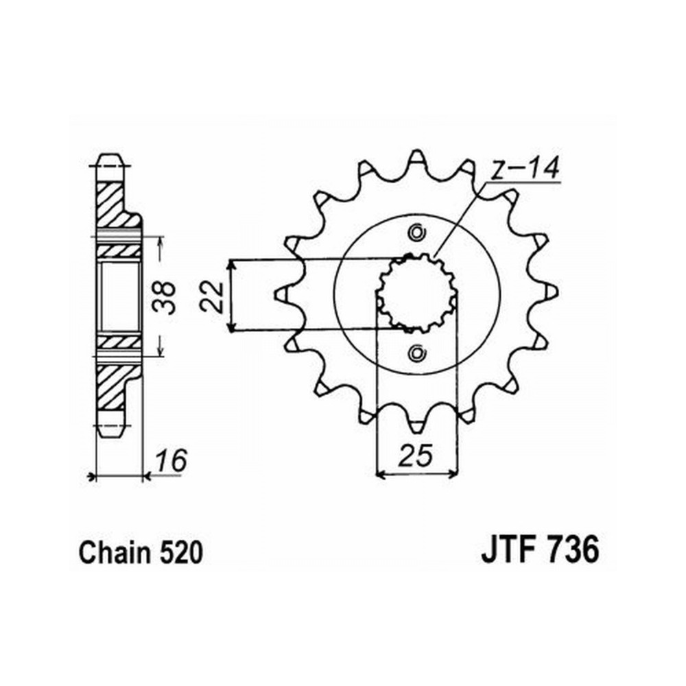 Pignone Jt 736 z14 - JTF736.14