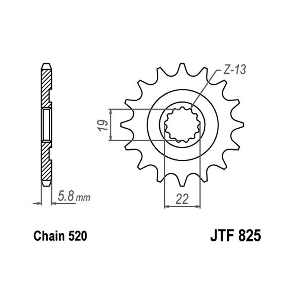 Pignone Jt 825 z13 - JTF825.13
