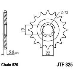 Pignone Jt 825 z13 - JTF825.13