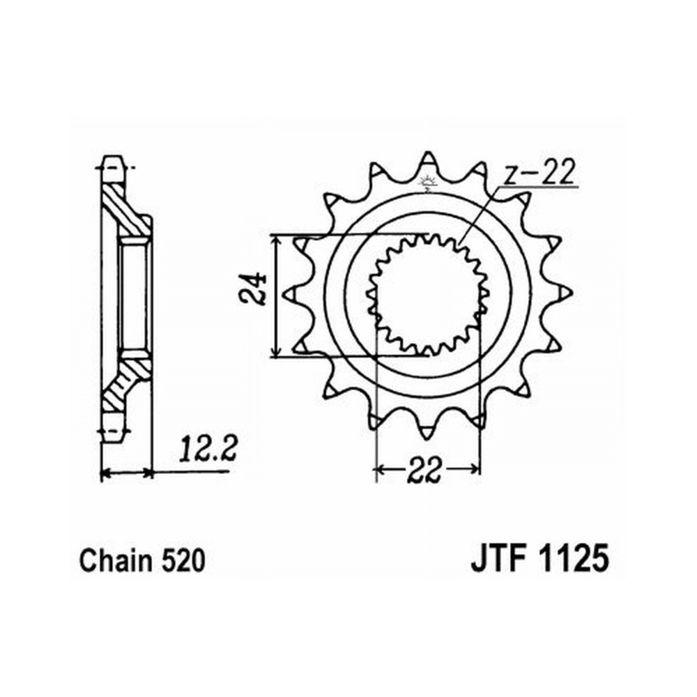 Pignone Jt 1125 z17 - JTF1125.17