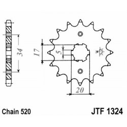Front Sprocket Jt 1324 z12 Sprockets JT