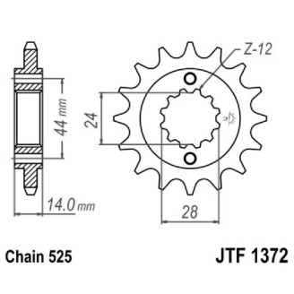 Pignone Jt 1372 z17 - JTF1372.17