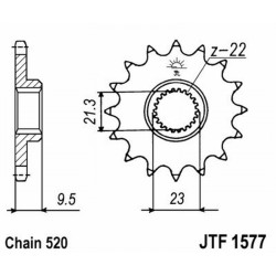 Front Sprocket Jt 1577 z15 Sprockets JT