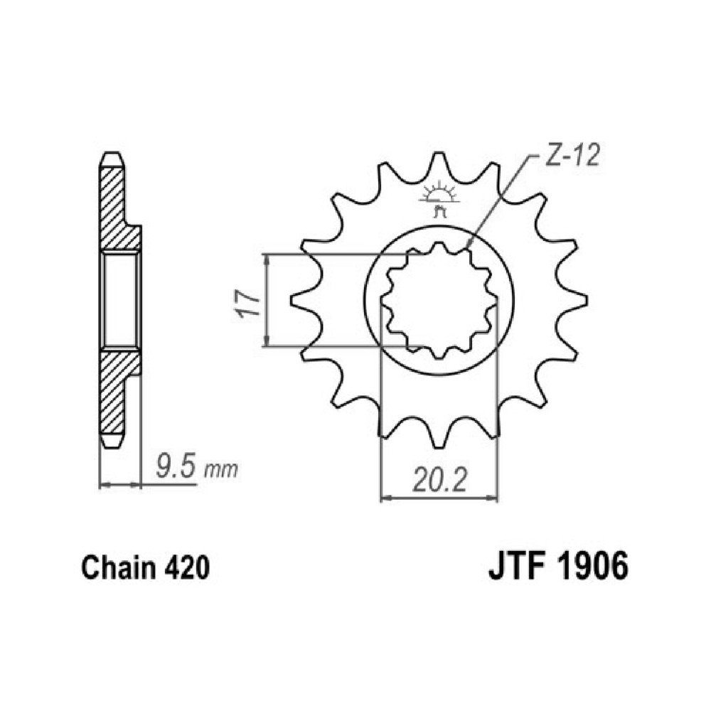 Pignone Jt 1906 z12 - JTF1906.12