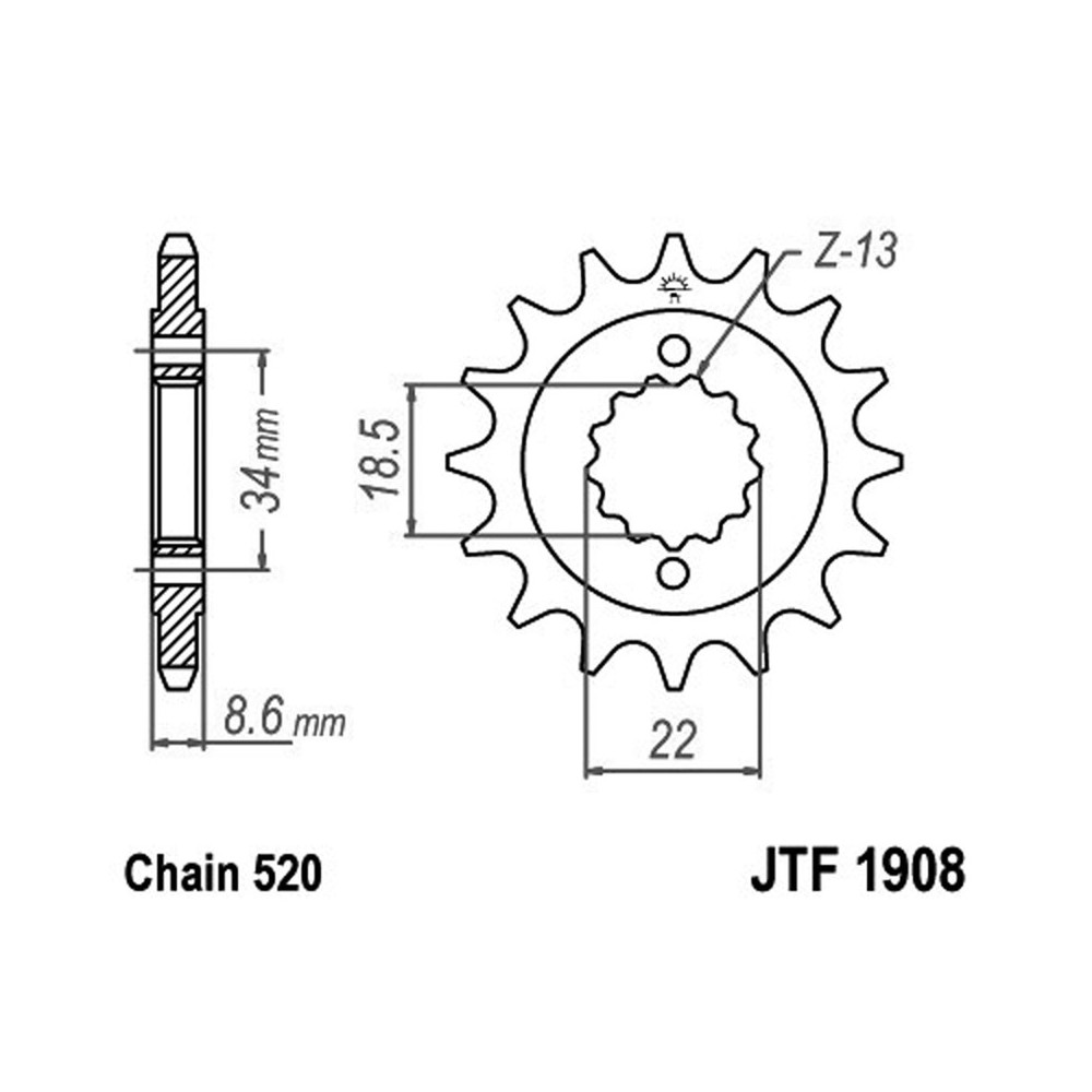 Pignone Jt 1908 z14 - JTF1908.14