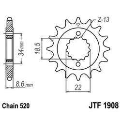 Pignone Jt 1908 z15 - JTF1908.15