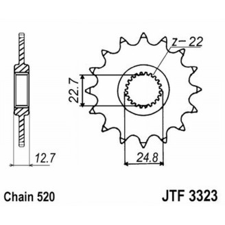 Pignone Jt 3323 z22 - JTF3323.22