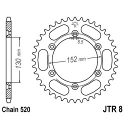 Rear Sprocket Jt 8 z48 Sprockets JT