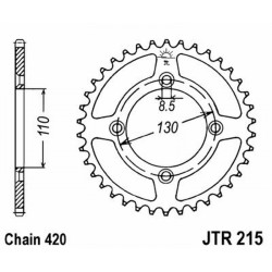 Corona Jt 215 z50 per HONDA CRF 150R 07-09
