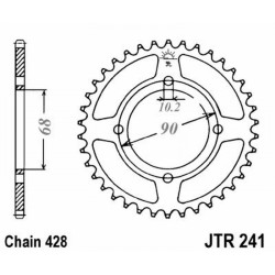 Rear Sprocket Jt 241 z53 for HONDA MTX 125 R 83-84 Sprockets JT