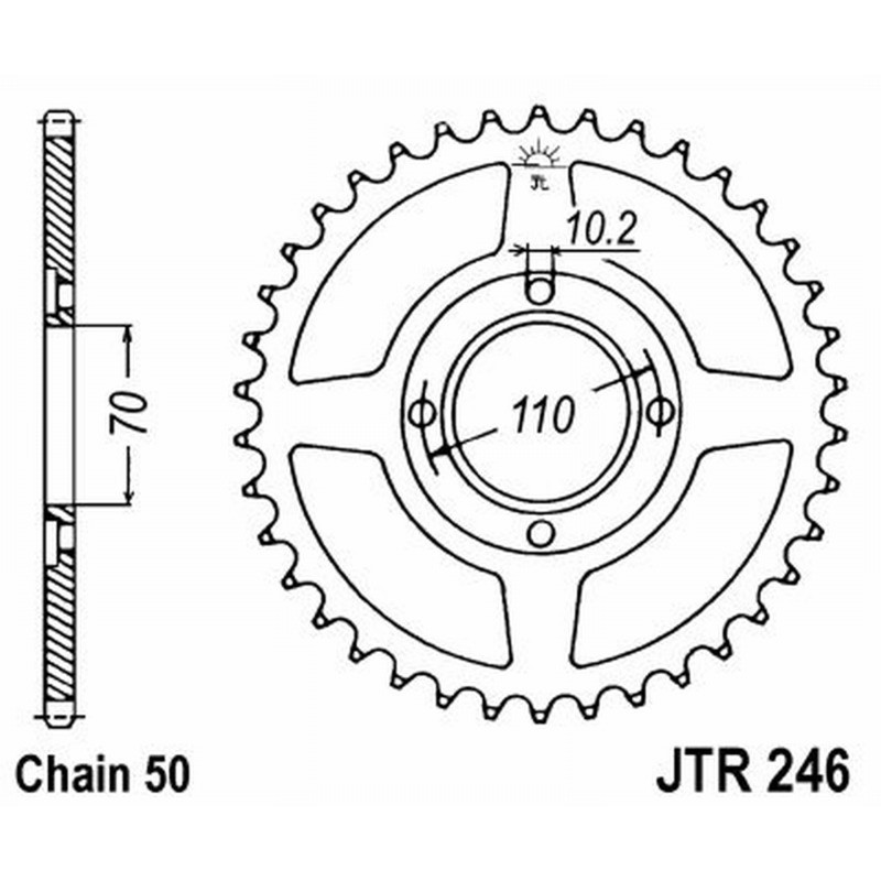 Corona Jt 246 z37 Couronnes JT