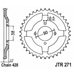 Rear Sprocket Jt 271 z50 Sprockets JT