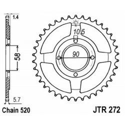 Rear Sprocket Jt 272 z31 Sprockets JT