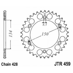 Rear Sprocket Jt 459 z52 Sprockets JT