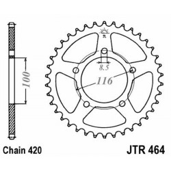 Corona Jt 464 z49 per KAWASAKI KX80 83