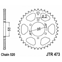 Rear Sprocket Jt 473 z40 Sprockets JT