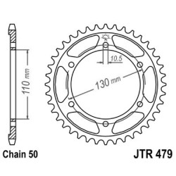 Rear Sprocket Jt 479 z48 Sprockets JT