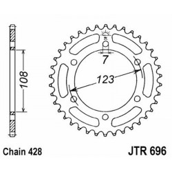 Rear Sprocket Jt 696 z49 Sprockets JT