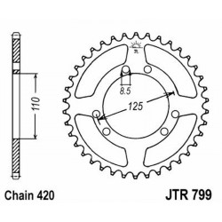 Rear Sprocket Jt 799 z50 Sprockets JT