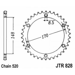 Corona Jt 828 z46 Zahnkränze JT