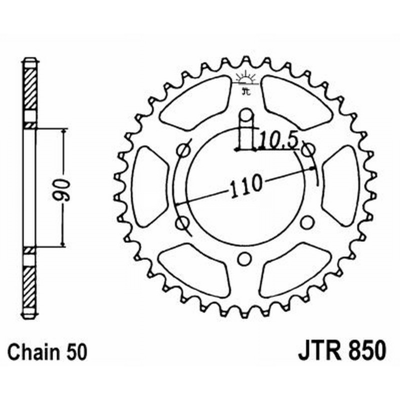 Rear Sprocket Jt 850 z32 Sprockets JT