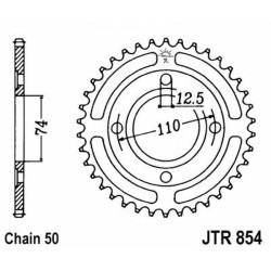 Corona Jt 854 z41 per YAMAHA 250/500 XS 78-82