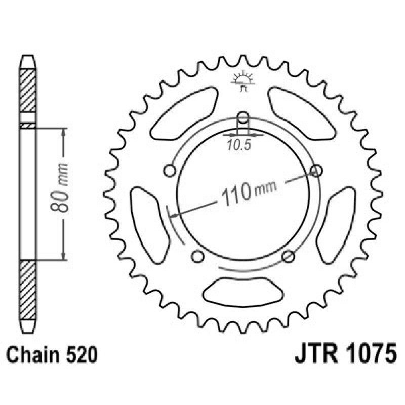 Corona Jt 1075 z39 Couronnes JT