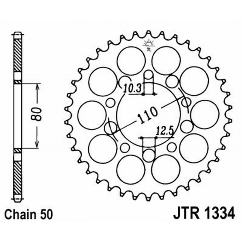 Rear Sprocket Jt 1334 z41 Sprockets JT