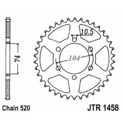 Rear Sprocket Jt 1458 z40 for KAWASAKI KL 250 77-78 Sprockets JT