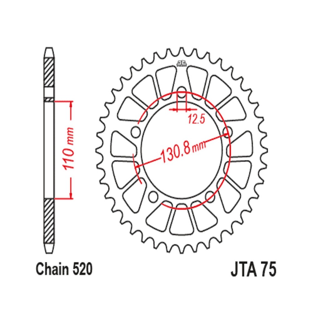 Corona All.7075T6 Jta 75 z46 - JTA75.46