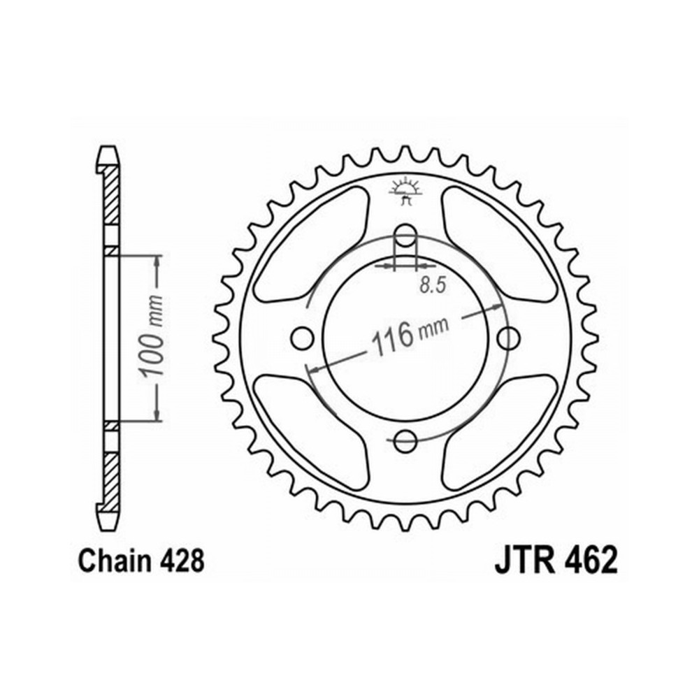 Corona All.7075T6 Jta 462 z51 - JTA462.51