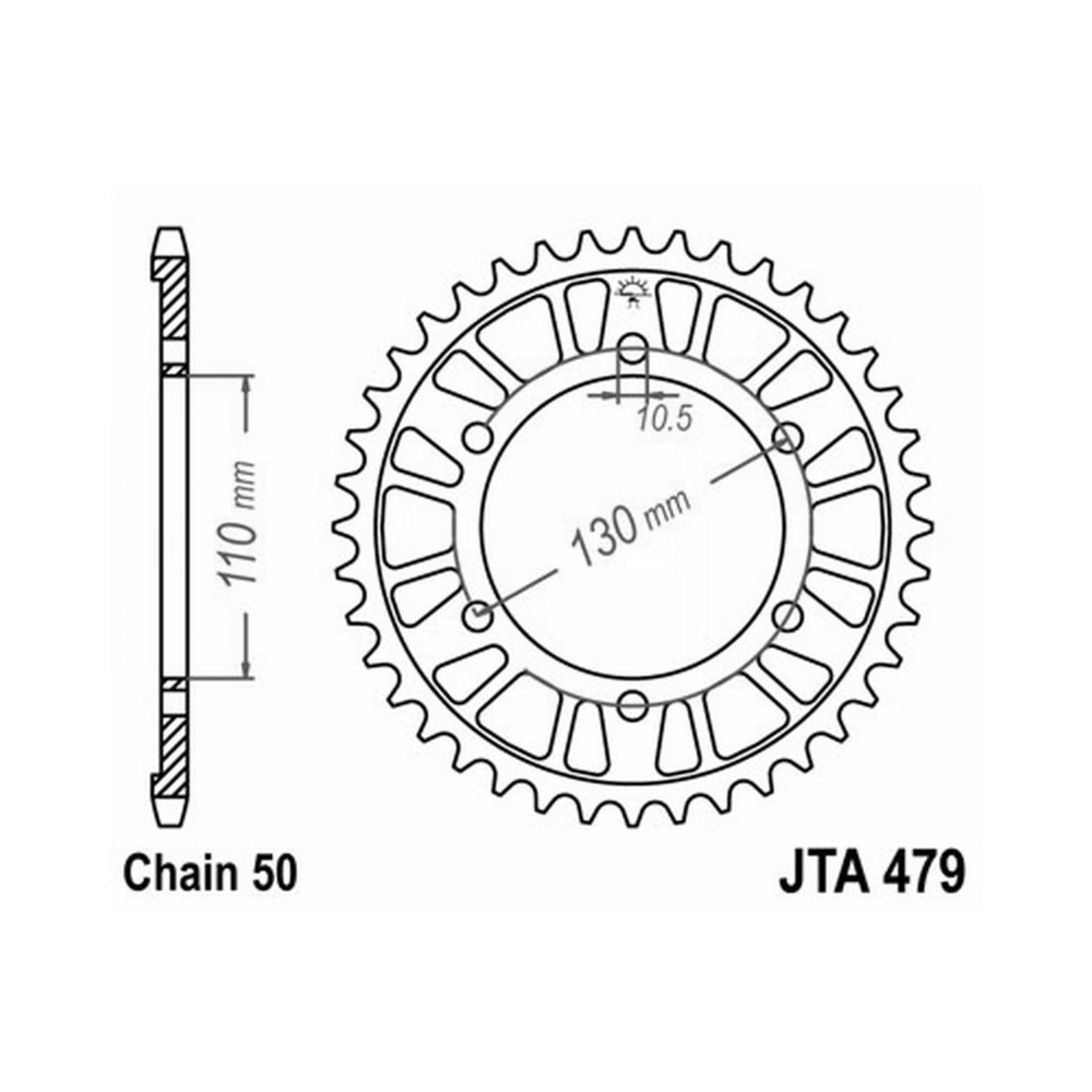 Corona All.7075T6 Jta 479 z45 - JTA479.45