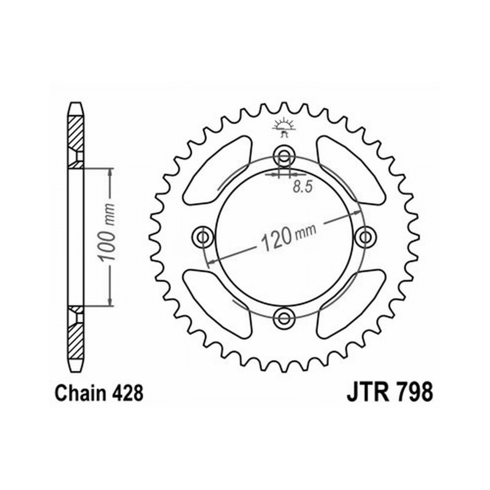 Corona All.7075T6 Jta 798 z48 - JTA798.48