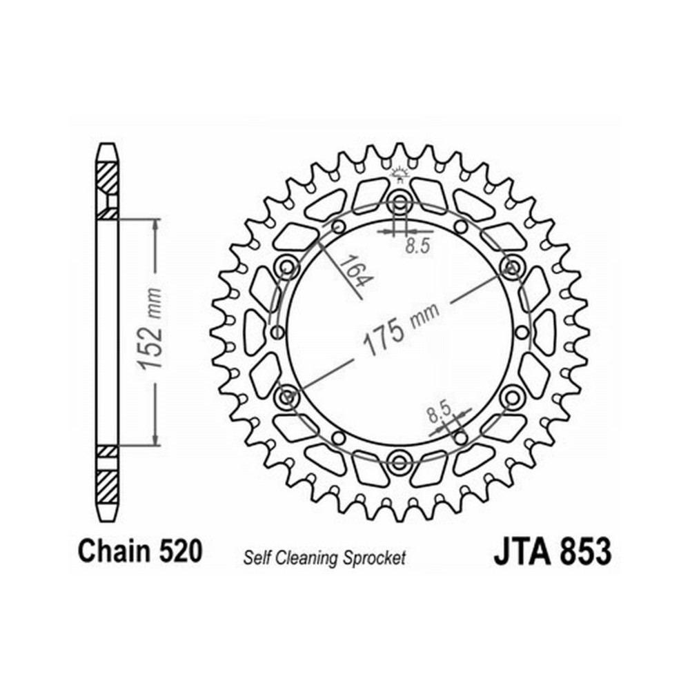 Corona All.7075T6 Jta 853 z45 - JTA853.45