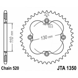 Corona All.7075T6 Jta 1350 z38 - JTA1350.38
