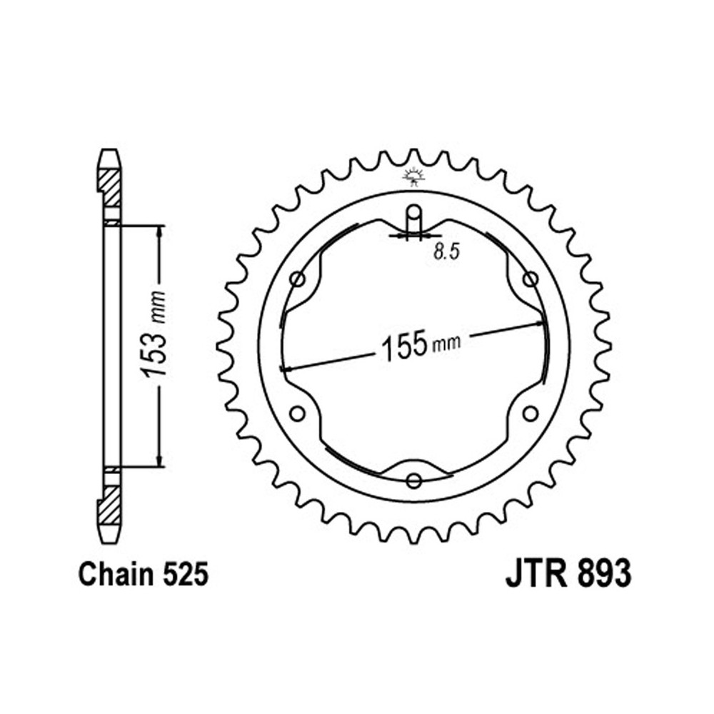 Corona Jt 893 z38 Zbkzincata Nera - JTR893.38ZBK