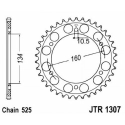 Black Zinc sprocket1307 z41 Zbk Sprockets JT