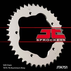 Alu.Rear Sprocket 7075T6 JTA751 Z38 Blk Need JTA750B for DUCATI 748 95-03 Sprockets JT