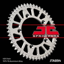 Alu.Rear Sprocket 7075T6 JTA894 z50 Blk for KTM SX 65 03-11 Sprockets JT