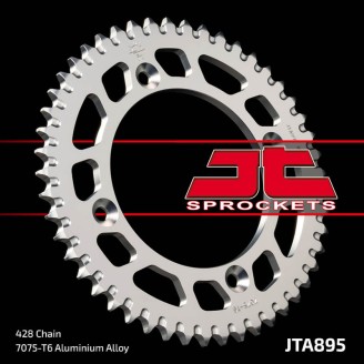 Alu.Rear Sprocket 7075T6 JTA895 z47 Blk Sprockets JT