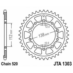 Corona All.7075T6 Jta 1303 z52BLK - JTA1303.52BLK