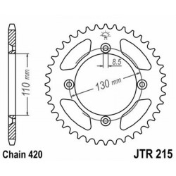 Corona All.7075T6 Jta 215 z55RED - JTA215.55RED