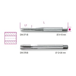 428FP 10-Machine Taps Clearance Holes Drill bits BETA