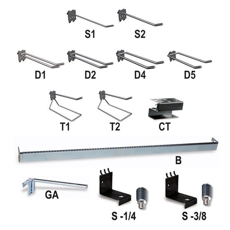 6888D2-Double Hooks For C60-C61-C68 Soluzioni per il punto vendita BETA