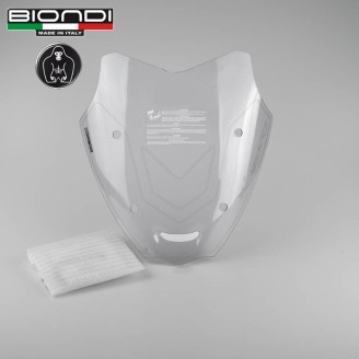 Parabrisas y Cúpulas | Los parabrisas y cúpulas protegen al conductor del viento y mejoran la aerodinámica del scooter o la moto. Reducen la resistencia del aire durante la marcha y disminuyen la fatiga en trayectos largos, disponibles en versión alta, baja o ahumada según el uso.El catálogo incluye parabrisas, cúpulas y kits de fijación de las marcas FACO y BIONDI, para modelos como Honda SH, Piaggio Zip y MP3, Yamaha YZF-R 125, Peugeot Geopolis y Fantic Scrambler. Para elegir la pieza correcta conviene comprobar el modelo y el año de la moto, la cilindrada y, cuando esté disponible, el código original indicado en la ficha del producto.