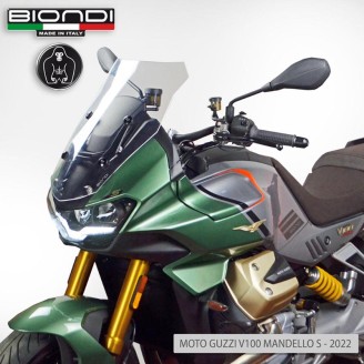 Windshield Moto Guzzi V100 22CLEAR - Touring for MOTO GUZZI V100 Mandello 22- Other accessories BIONDI